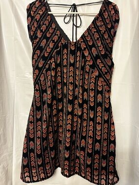 Miss Me Velvet Long Sleeve Mini Dress -size Medium